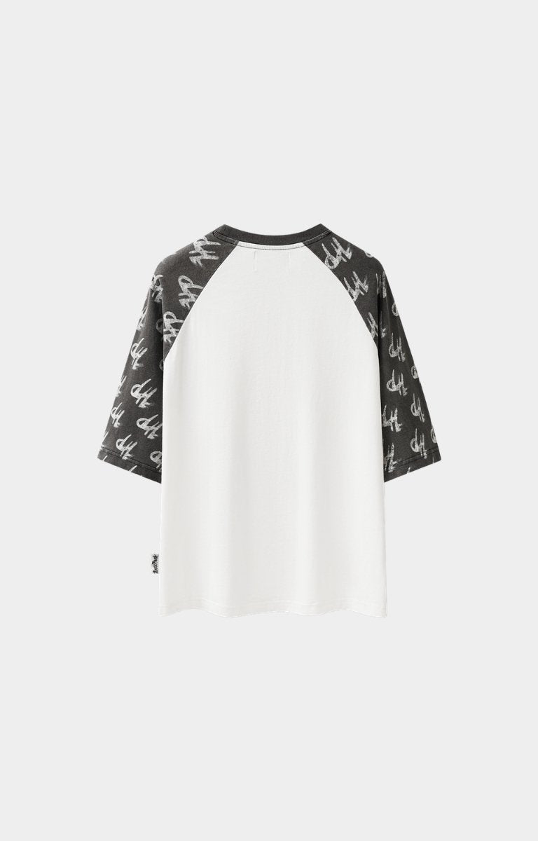 Back view of Hyde Park I Heart Cash Oversized tee.