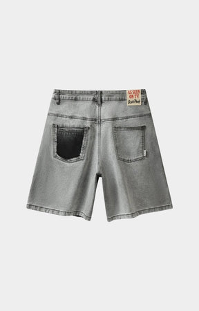 Back view of Hyde Park denim shorts