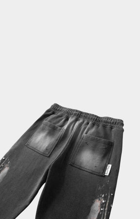 Hyde Park Divine Awakening — Throw Back Wide Leg Jogger — Black