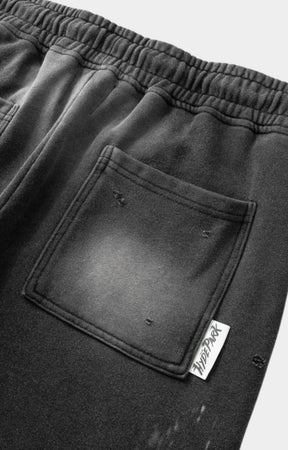 Hyde Park Divine Awakening — Throw Back Wide Leg Jogger — Black