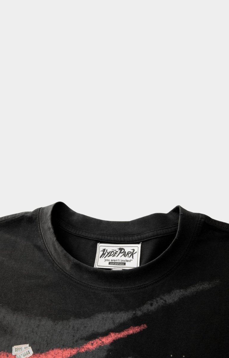 Back view of Hyde Park Hard Luck tee.