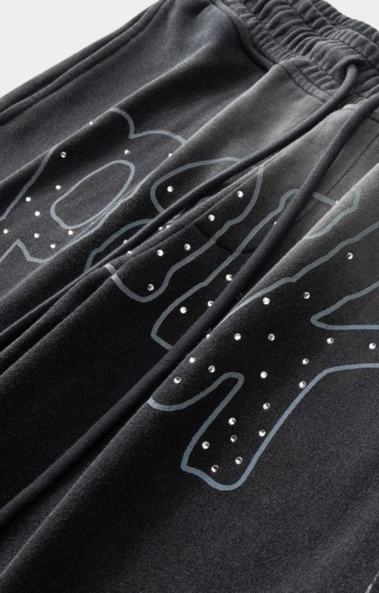 Hyde Park brand tag close-up on Grayskull Jogger