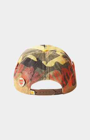 Back view of Hyde Park camo cap
