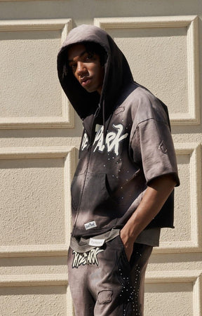 Oversized fit styling of Hyde Park Posted Up hoodie black.
