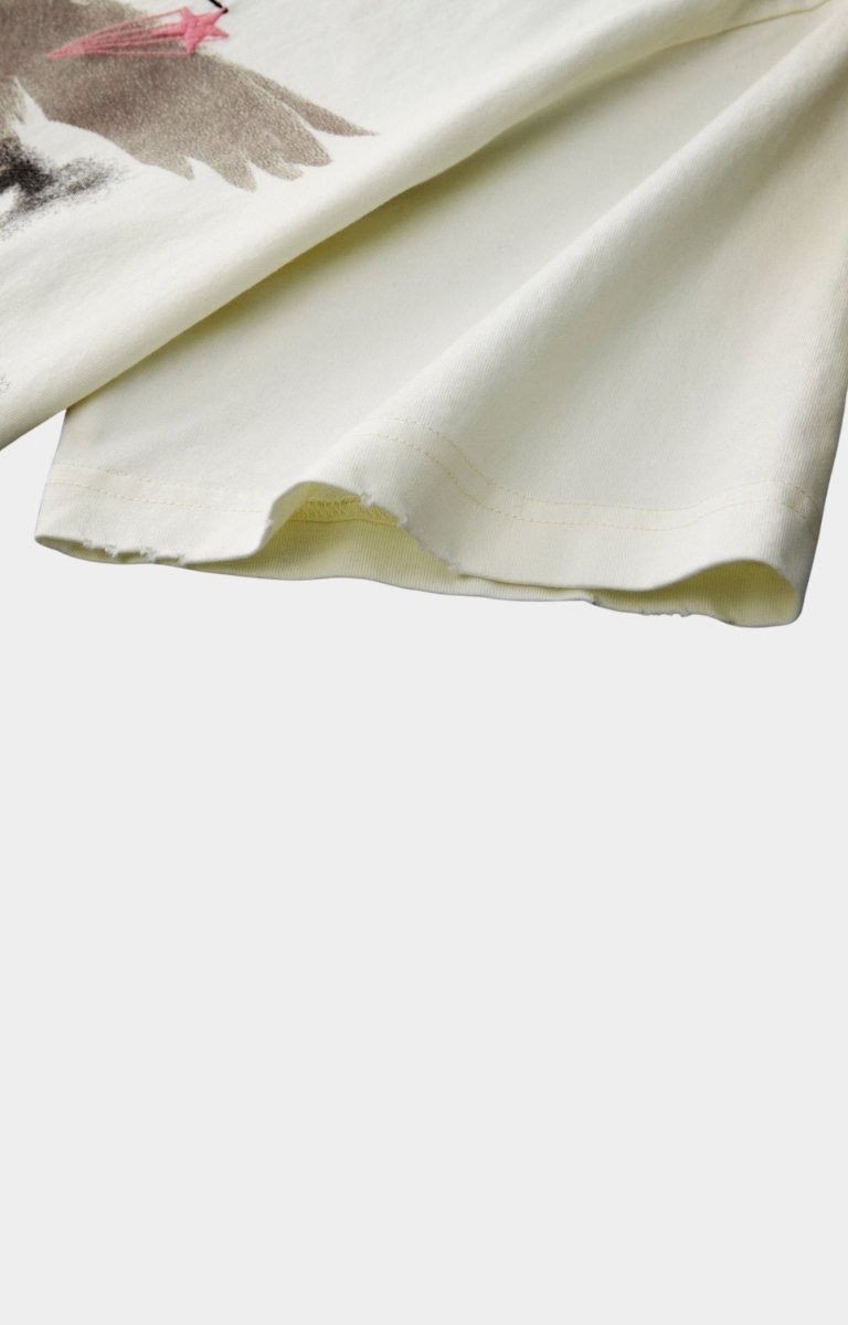 Hyde Park “Get Off My Cloud” T-Shirt – Cream Oversized Tee