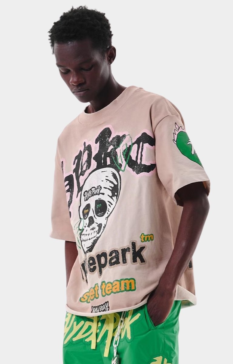 Hyde Park Street Team Crew - Mint Bubble Gum Oversized Tee