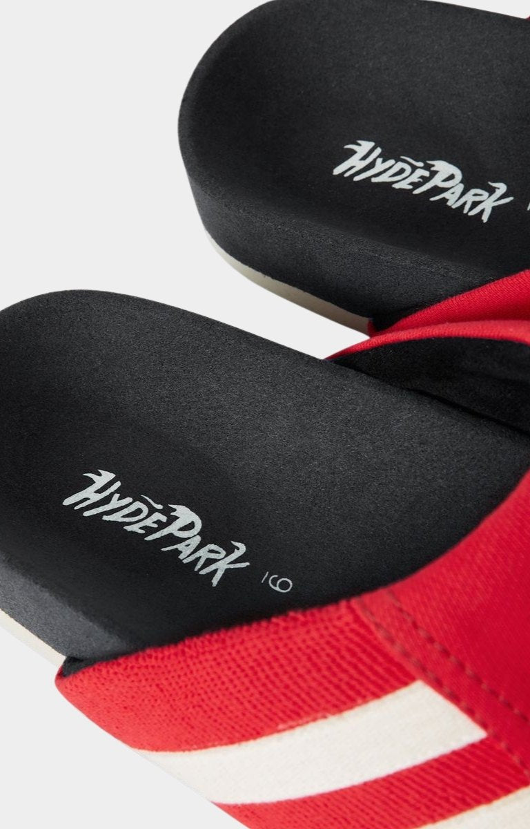 Slip-on design of Hyde Park youth slides