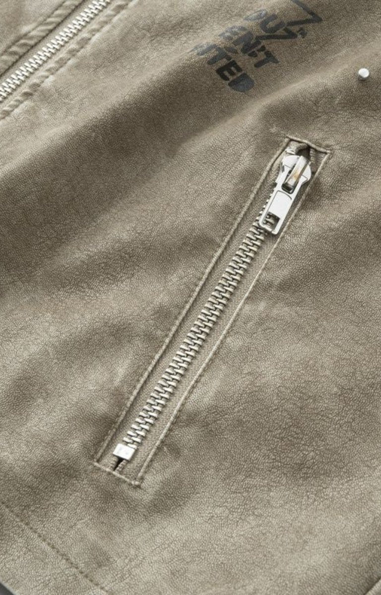 Hyde Park Super Speed Racer Moto Jacket – Sand