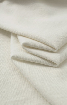 Hyde Park Super Speed Team T Shirt cream streetwear look, fabric detail. 