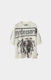Hyde Park Super Speed Team T Shirt cream front view