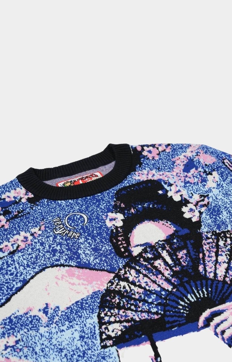 Oversized unisex knitwear by Raf Reyes in luxury jac.quard fabric
