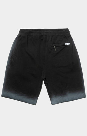 Back view of Makobi Amore Shorts in Black.