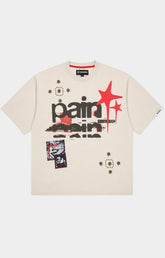 Makobi Dolore Pain Tee black front view.