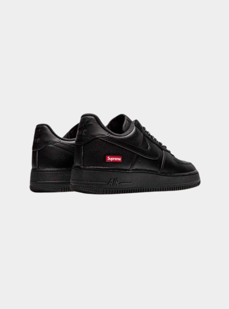 Full pair of Nike x Supreme Air Force 1 Low Mini Box Logo Black