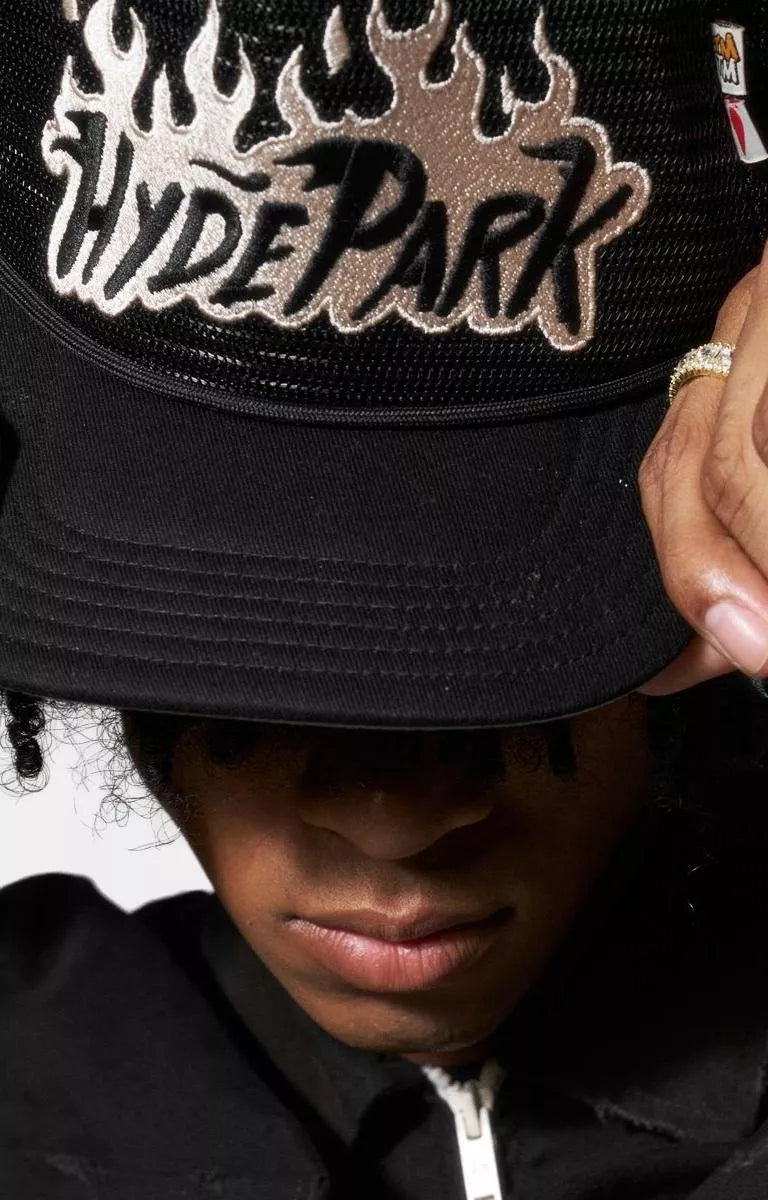 Hyde Park Nothing But Net Trucker Hat - Black