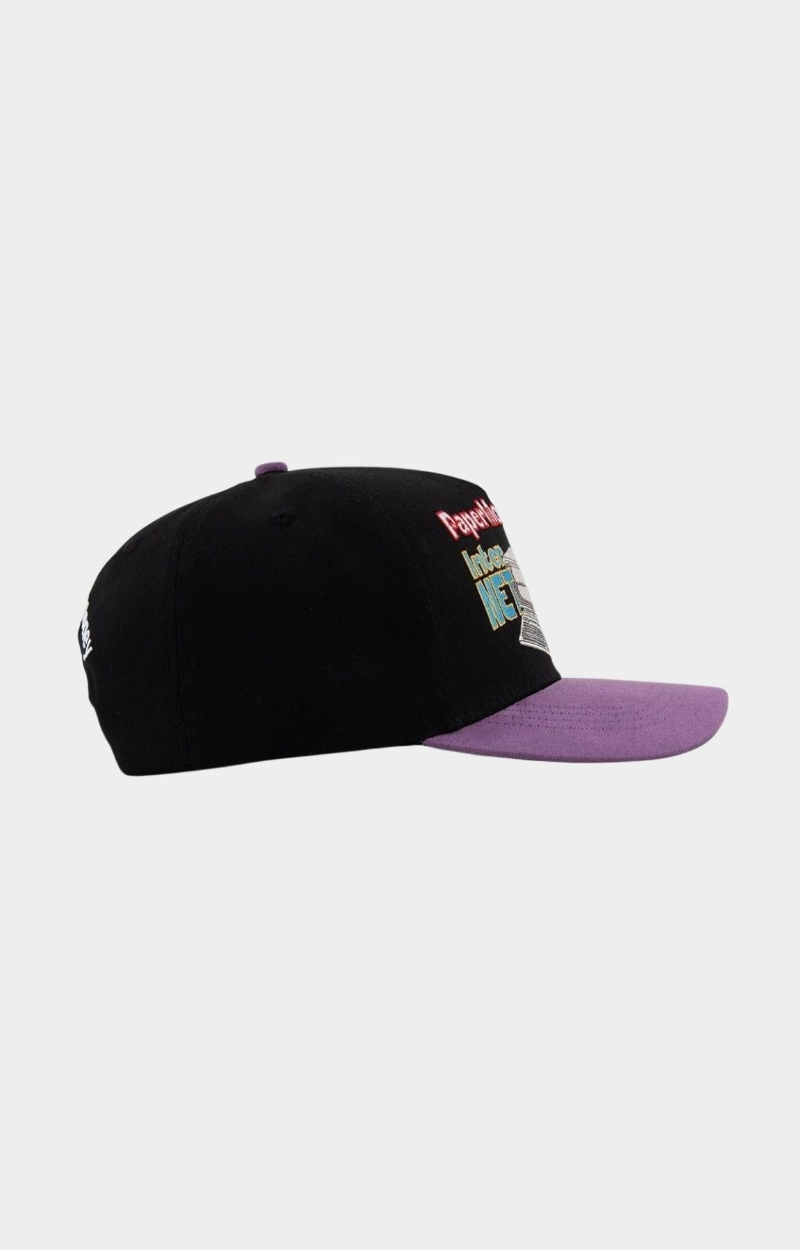Paper Money Inter Net Department embroidered snapback hat.
