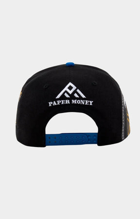 Detailed trophy embroidery on Paper Money Paper Racing 2 Hat.