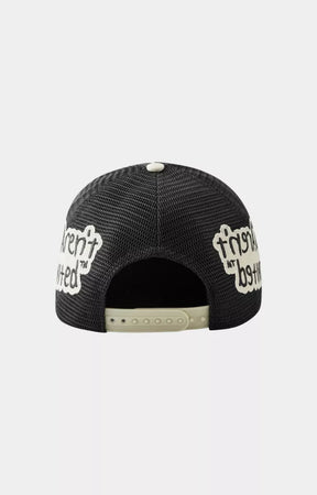 Black Nothing But Net snapback trucker cap by Hyde Park.