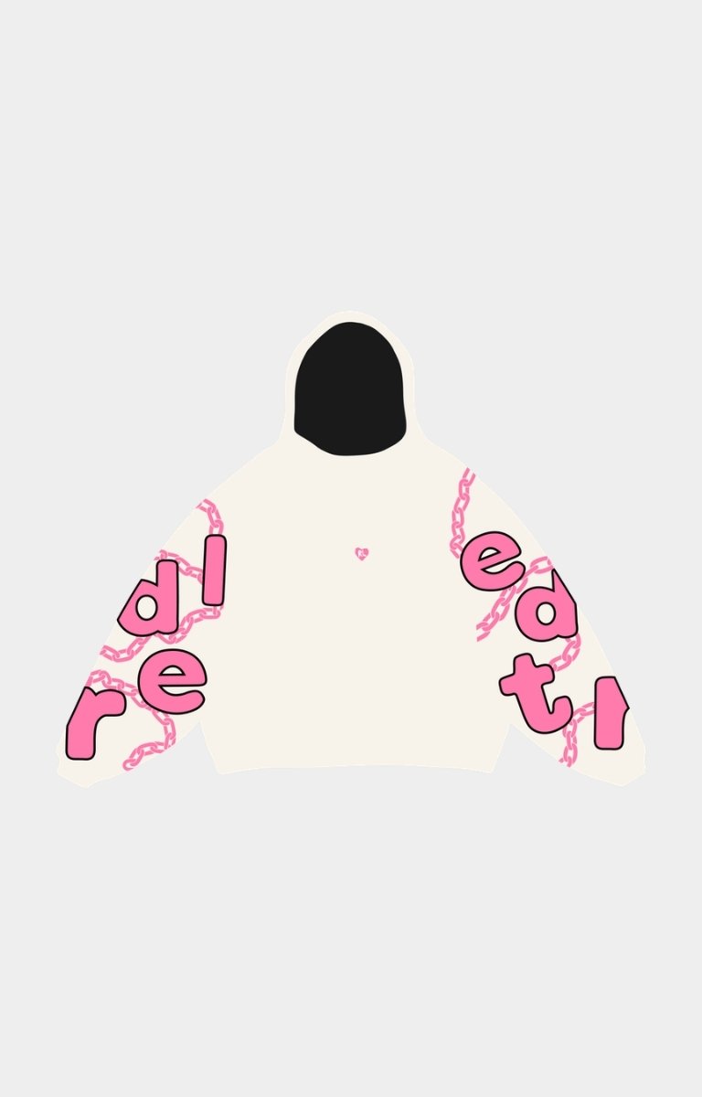 Red Letters Free Our Minds Scattered Hoodie