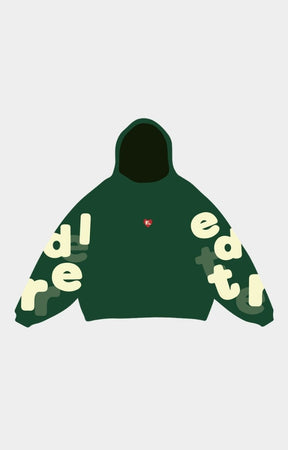 Red Letters Copy Me Scattered Hoodie – 500GSM Oversized French Terry