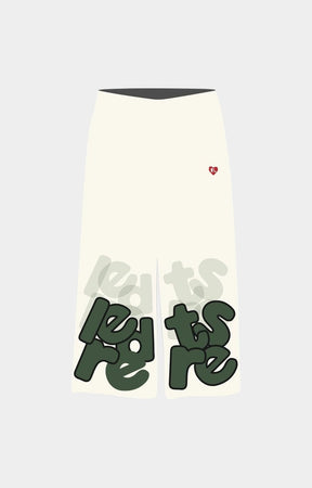 Ribbed cuffs and relaxed drape of Red Letters The Scattered Pant
