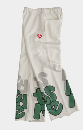 Red Letters The Scattered Pant – Bone