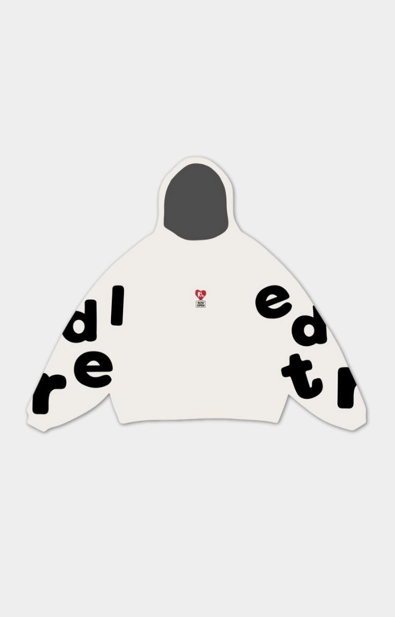 Red Letters Therapy Scattered Hoodie | Heavyweight Oversized Streetwear