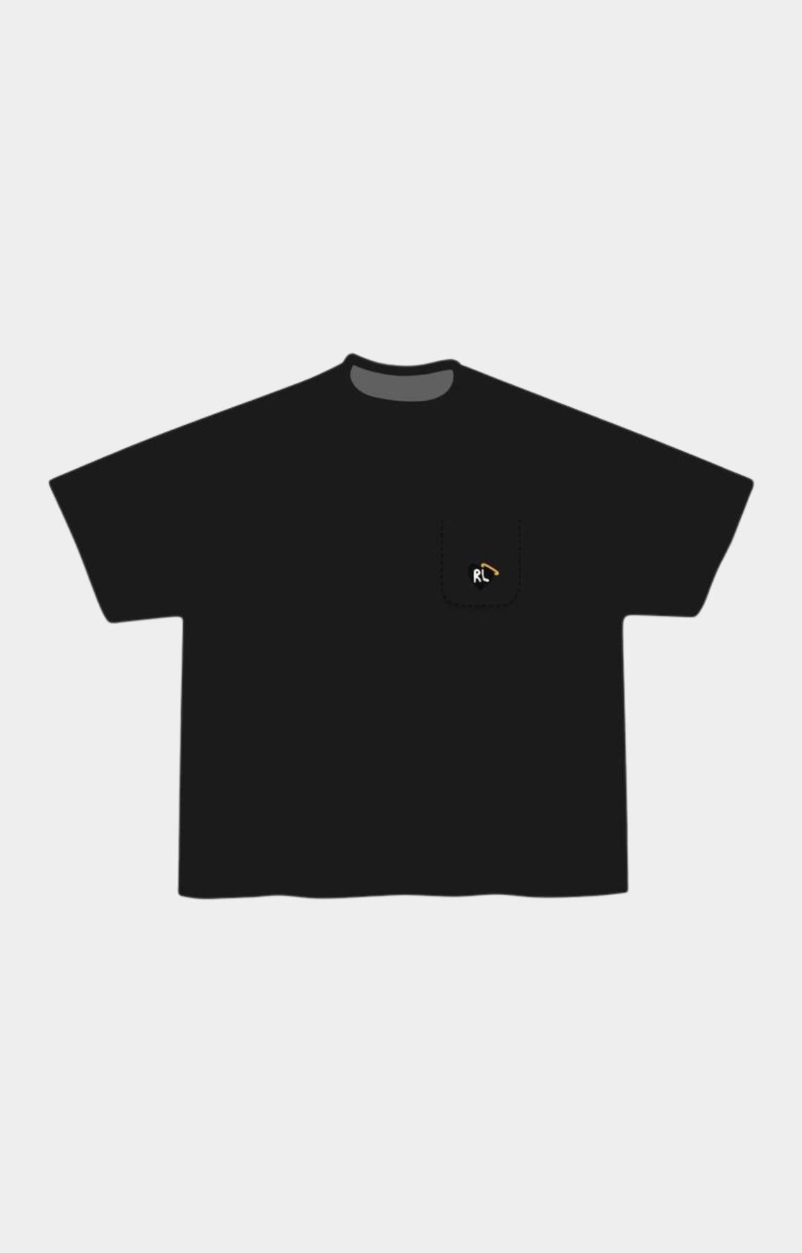 Red Letters Trust God Tee - Black