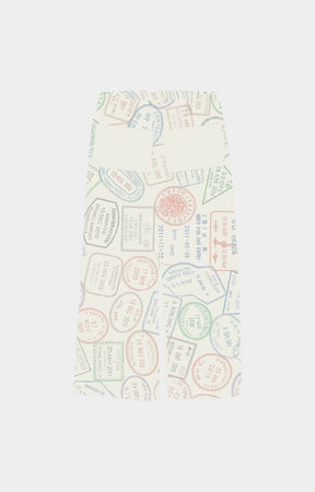 computerized mock up Ribbed cuff detailing of Red Letters Where U Are Pant