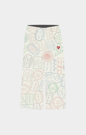 Computer Design showing Elastic waistband and drawcord of Red Letters Where U Are Pant