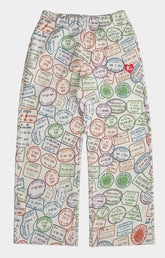 Front view of Red Letters Where U Are Pant showing relaxed fit.