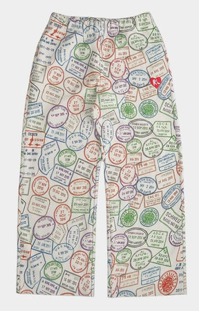 Front view of Red Letters Where U Are Pant showing relaxed fit.