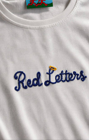 Red Letters Japan Fuji Tee White - Slightly Oversized Tee