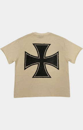 Back view of The Syndicate Dying Breed T-Shirt featuring oversized cross graphic.