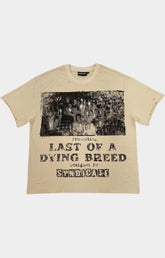 The Syndicate Dying Breed Graphic T-Shirt Bone front view.