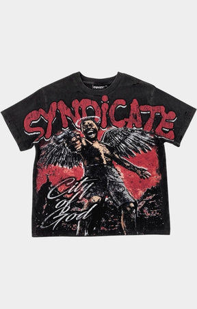 The Syndicate Little Dice Graphic T-Shirt - Black Wash