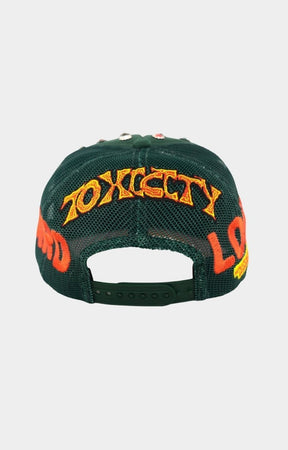 Back view showing adjustable snapback closure.