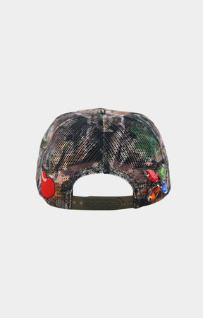 Back view showing adjustable snapback closure.