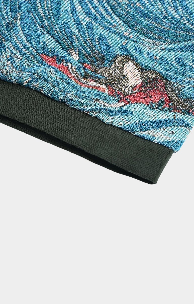 Premium jacquard tapestry fabric jacket by Raf Reyes.