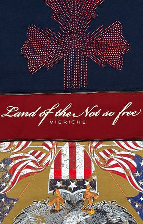 Contrast color paneling detail on Vie Riche hoodie.