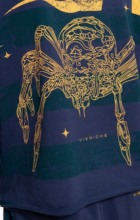 Vie Riche Venom Sweatshirt – Rhinestone and Stripe Details